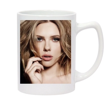 Scarlett Johansson 14oz White Statesman Mug