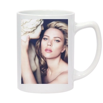 Scarlett Johansson 14oz White Statesman Mug