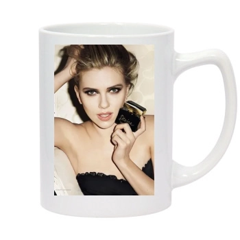 Scarlett Johansson 14oz White Statesman Mug