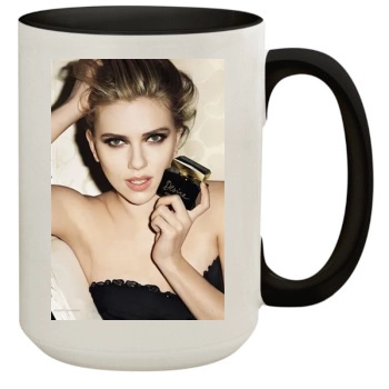 Scarlett Johansson 15oz Colored Inner & Handle Mug