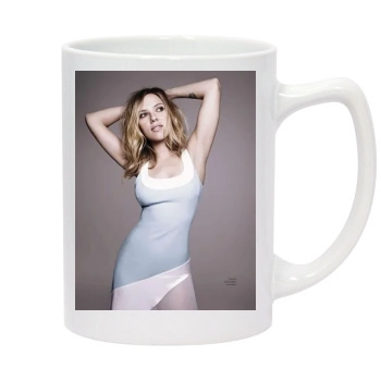 Scarlett Johansson 14oz White Statesman Mug