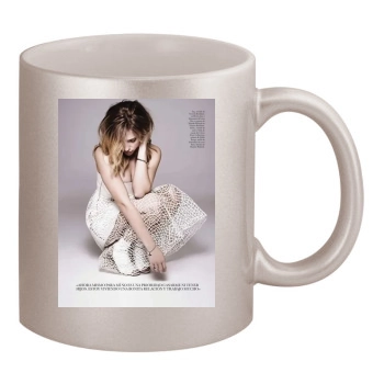 Scarlett Johansson 11oz Metallic Silver Mug