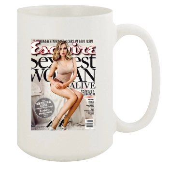 Scarlett Johansson 15oz White Mug