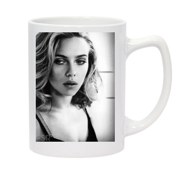 Scarlett Johansson 14oz White Statesman Mug