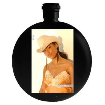 Alicia Keys Round Flask