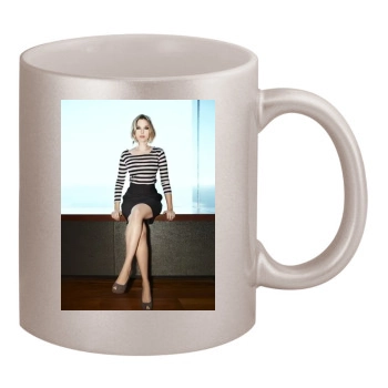 Scarlett Johansson 11oz Metallic Silver Mug