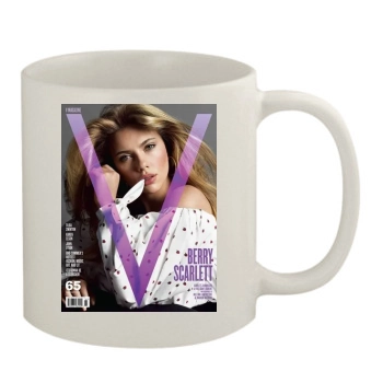 Scarlett Johansson 11oz White Mug