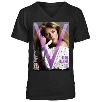 Scarlett Johansson Men's V-Neck T-Shirt