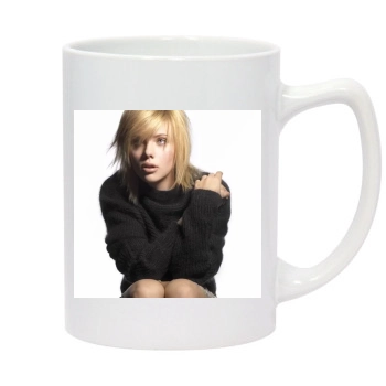 Scarlett Johansson 14oz White Statesman Mug