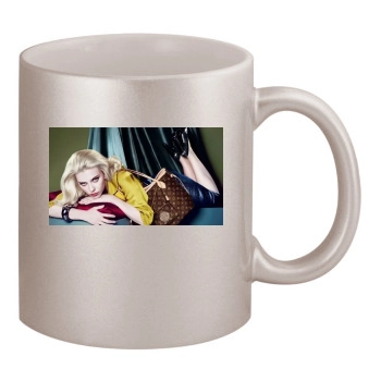 Scarlett Johansson 11oz Metallic Silver Mug