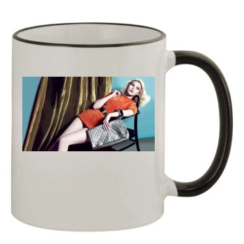 Scarlett Johansson 11oz Colored Rim & Handle Mug