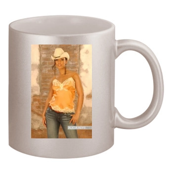 Alicia Keys 11oz Metallic Silver Mug