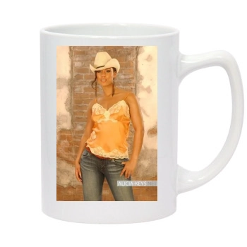 Alicia Keys 14oz White Statesman Mug