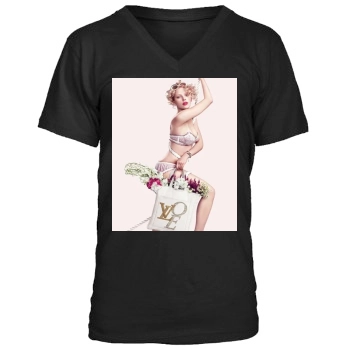 Scarlett Johansson Men's V-Neck T-Shirt