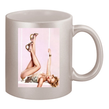 Scarlett Johansson 11oz Metallic Silver Mug