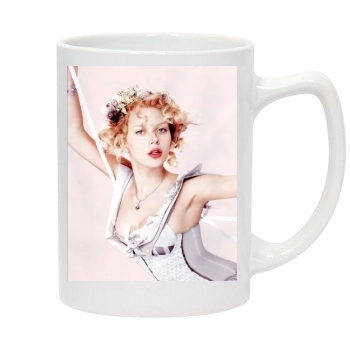 Scarlett Johansson 14oz White Statesman Mug