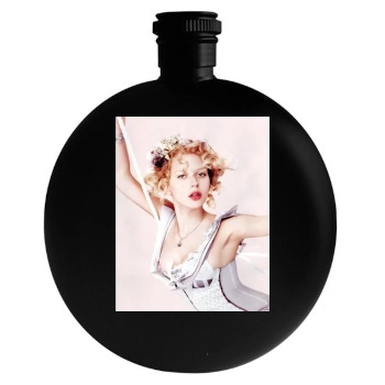 Scarlett Johansson Round Flask