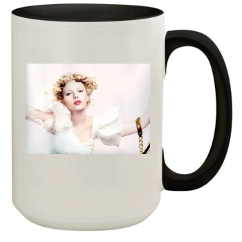 Scarlett Johansson 15oz Colored Inner & Handle Mug