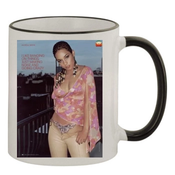 Alicia Keys 11oz Colored Rim & Handle Mug