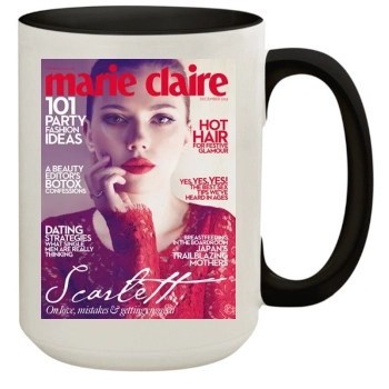 Scarlett Johansson 15oz Colored Inner & Handle Mug