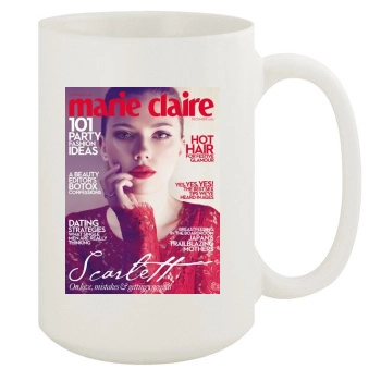 Scarlett Johansson 15oz White Mug