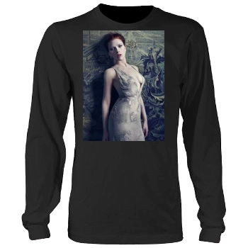 Scarlett Johansson Men's Heavy Long Sleeve TShirt