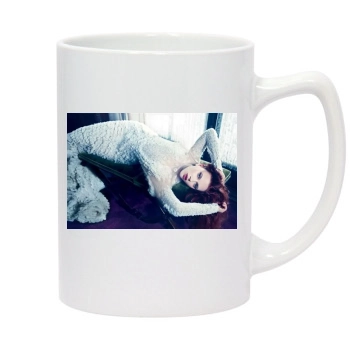 Scarlett Johansson 14oz White Statesman Mug