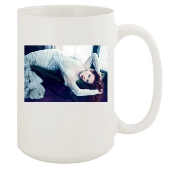 Scarlett Johansson 15oz White Mug