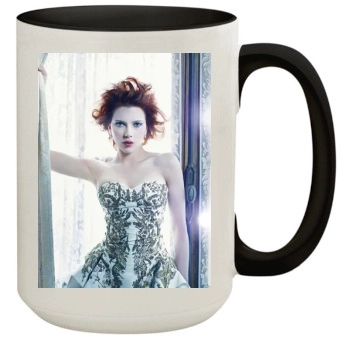 Scarlett Johansson 15oz Colored Inner & Handle Mug