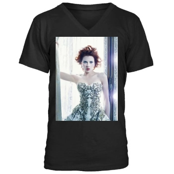 Scarlett Johansson Men's V-Neck T-Shirt