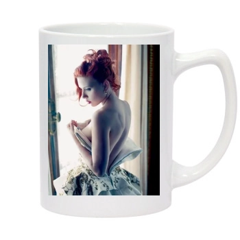 Scarlett Johansson 14oz White Statesman Mug