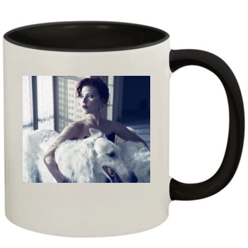 Scarlett Johansson 11oz Colored Inner & Handle Mug