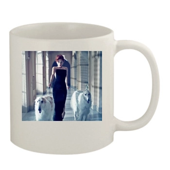 Scarlett Johansson 11oz White Mug