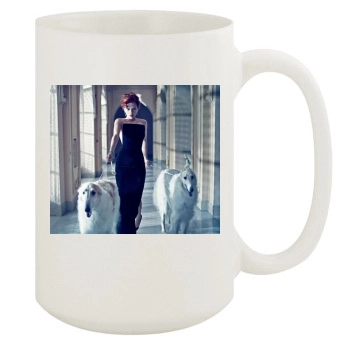 Scarlett Johansson 15oz White Mug