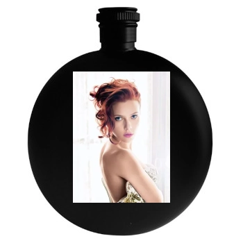 Scarlett Johansson Round Flask