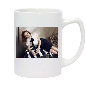 Scarlett Johansson 14oz White Statesman Mug