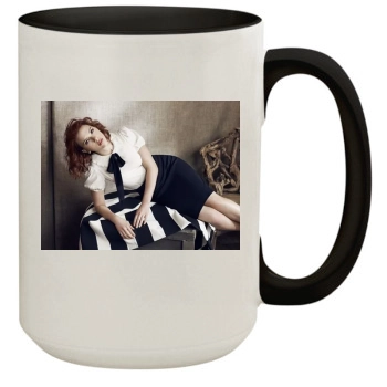 Scarlett Johansson 15oz Colored Inner & Handle Mug