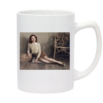 Scarlett Johansson 14oz White Statesman Mug