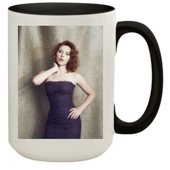 Scarlett Johansson 15oz Colored Inner & Handle Mug