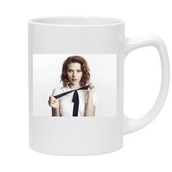 Scarlett Johansson 14oz White Statesman Mug