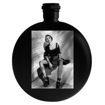 Scarlett Johansson Round Flask