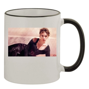 Scarlett Johansson 11oz Colored Rim & Handle Mug