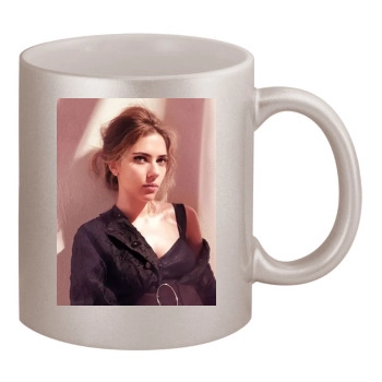 Scarlett Johansson 11oz Metallic Silver Mug