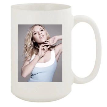 Scarlett Johansson 15oz White Mug