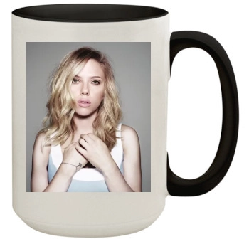 Scarlett Johansson 15oz Colored Inner & Handle Mug