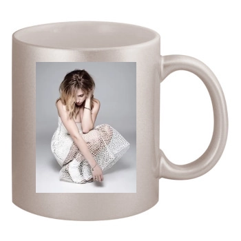 Scarlett Johansson 11oz Metallic Silver Mug