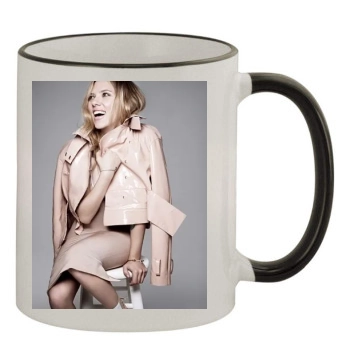 Scarlett Johansson 11oz Colored Rim & Handle Mug