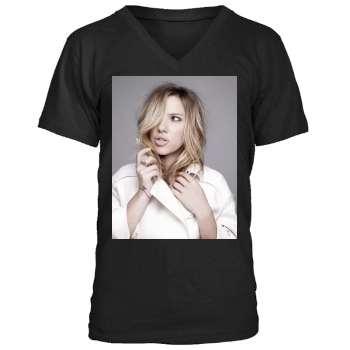 Scarlett Johansson Men's V-Neck T-Shirt