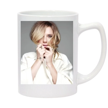 Scarlett Johansson 14oz White Statesman Mug