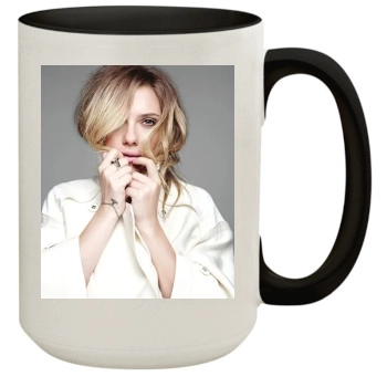 Scarlett Johansson 15oz Colored Inner & Handle Mug